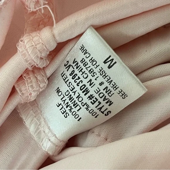 Mable Heartbreaker Strapless Pink Glitter Heart Ruffle Tulle Dress Medium - Picture 14 of 16